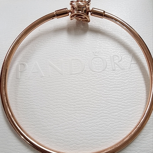 Pandora Moments Encircled Clasp Bangle - Picture 5 of 10